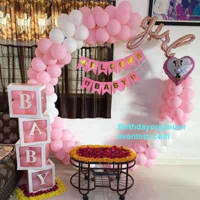 WELCOME DECORATION FOR BABY GIRL