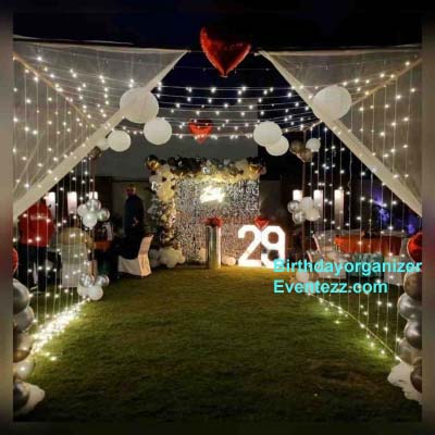 Terrace Decoration Ideas For Birthday Anniversary Party | Surprise birthday  decorations, Simple birthday decorations, Surprise party decorations